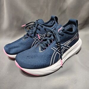 ASICS Womens Gel Nimbus 25 French Blue Lilac Hint 1012B356-404 NEW